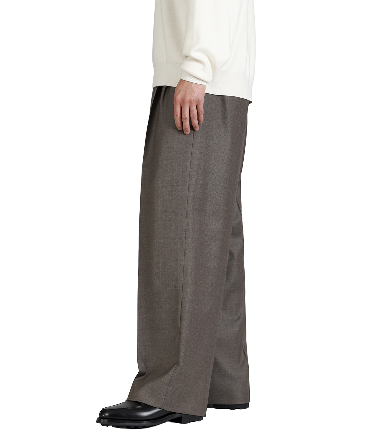EXTRA FINE WOOL LONG WIDE TROUSERS | ssstein(シュタイン) / パンツ
