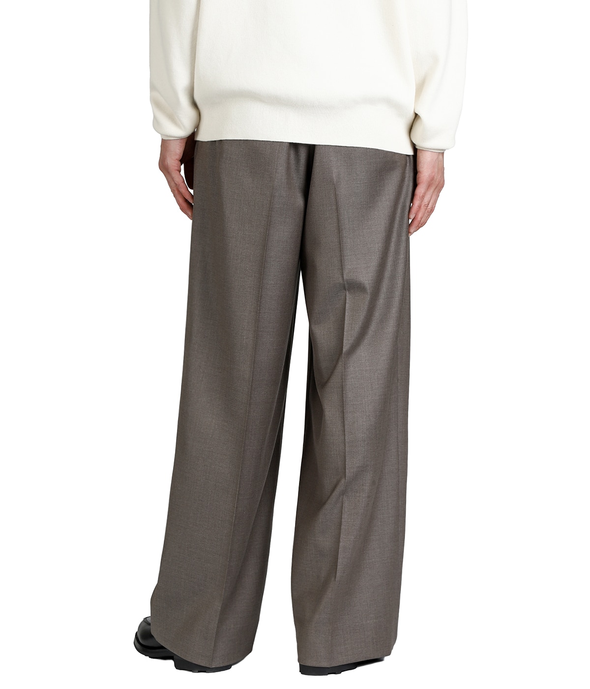EXTRA FINE WOOL LONG WIDE TROUSERS | ssstein(シュタイン) / パンツ