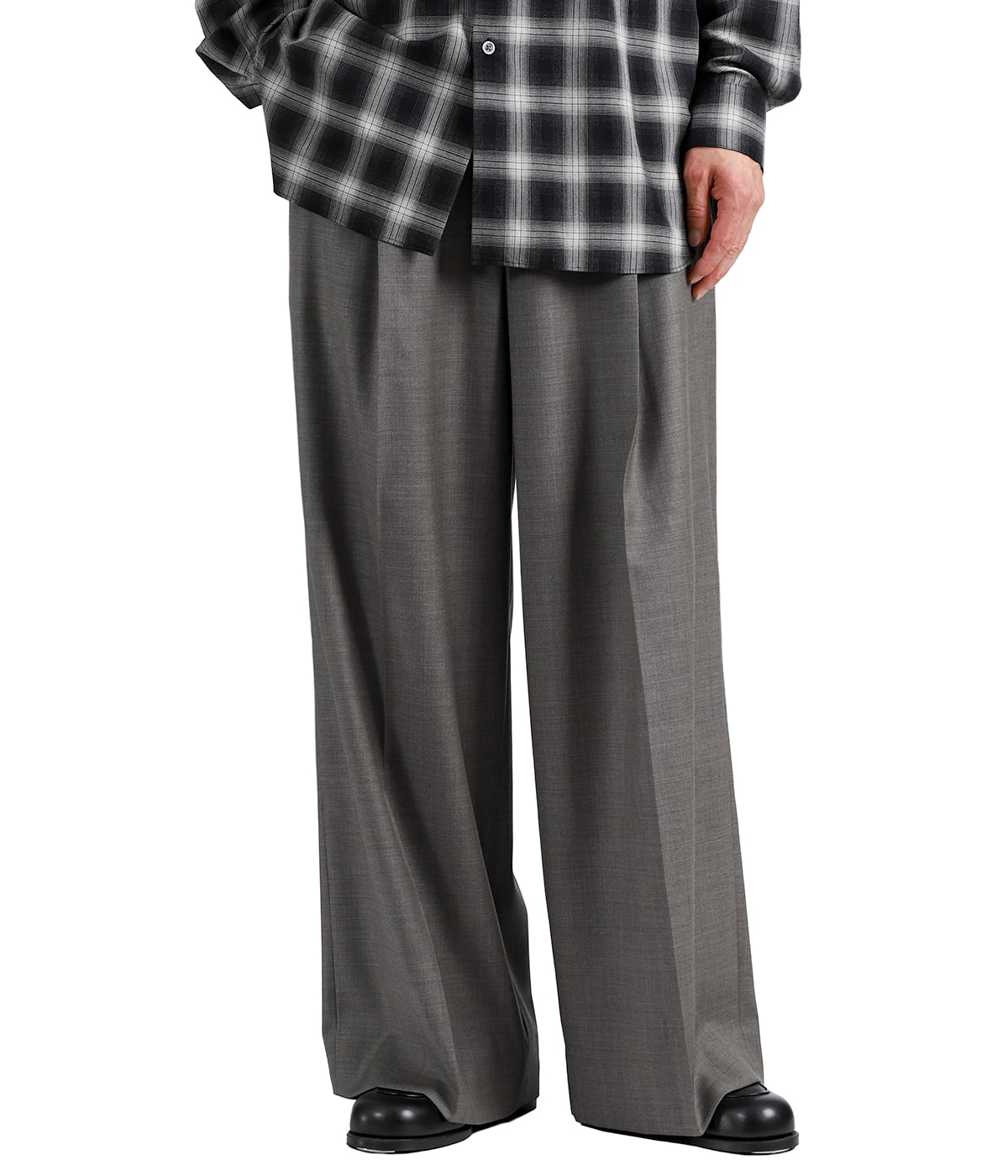 EXTRA FINE WOOL EXTRA WIDE TROUSERS | ssstein(シュタイン) / パンツ