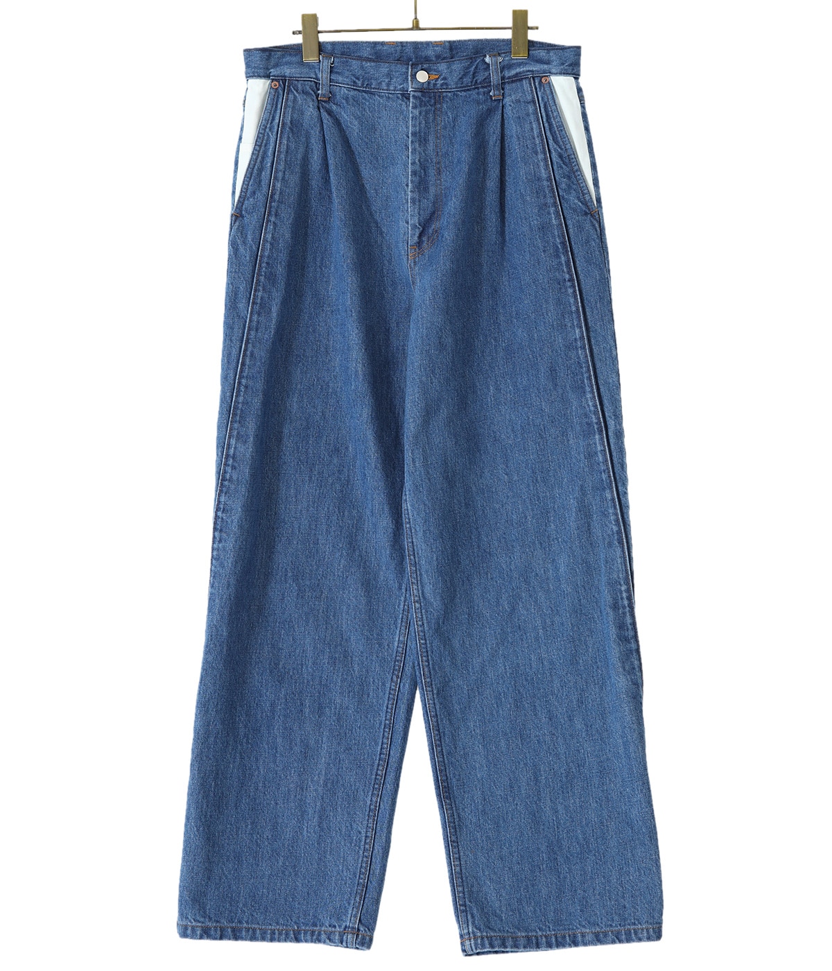 パンツ RECONSTRUCTION WIDE DENIM JEANS stein RECONSTRACTION WIDE DENIM JEANS・BLACK - tity
