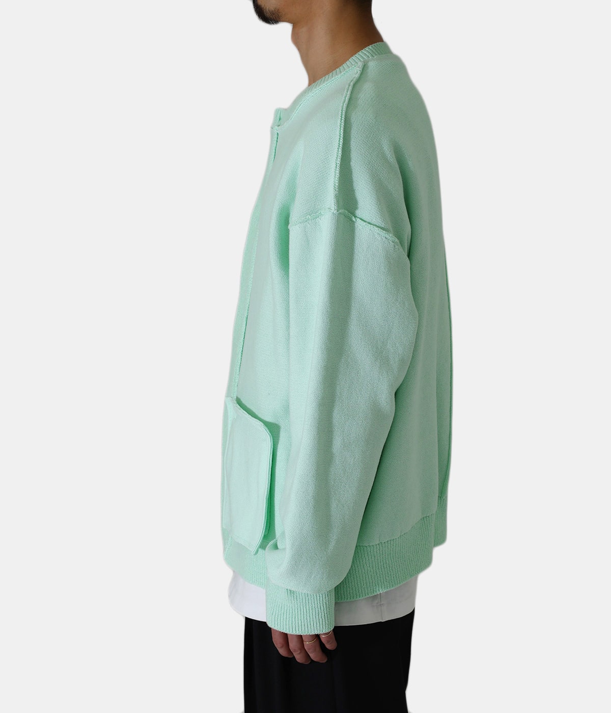 【匿名配送】stein MOLE YARN INSIDEOUT CARDIGAN MOLE YARN INSIDEOUT CARDIGAN | ssstein(シュタイン