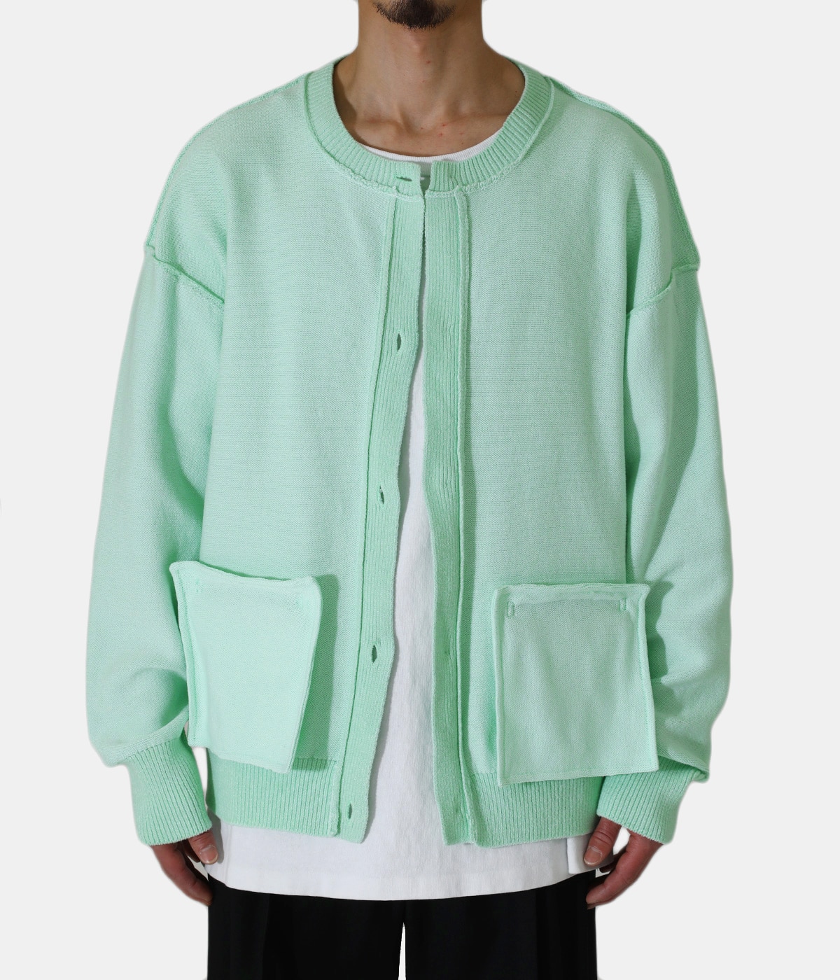 【匿名配送】stein MOLE YARN INSIDEOUT CARDIGAN MOLE YARN INSIDEOUT CARDIGAN | ssstein(シュタイン
