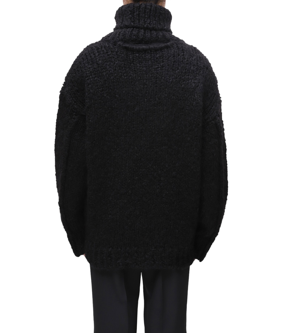 MOHAIR WOOL LOOSE KNIT TURTLE NECK LS | ssstein(シュタイン