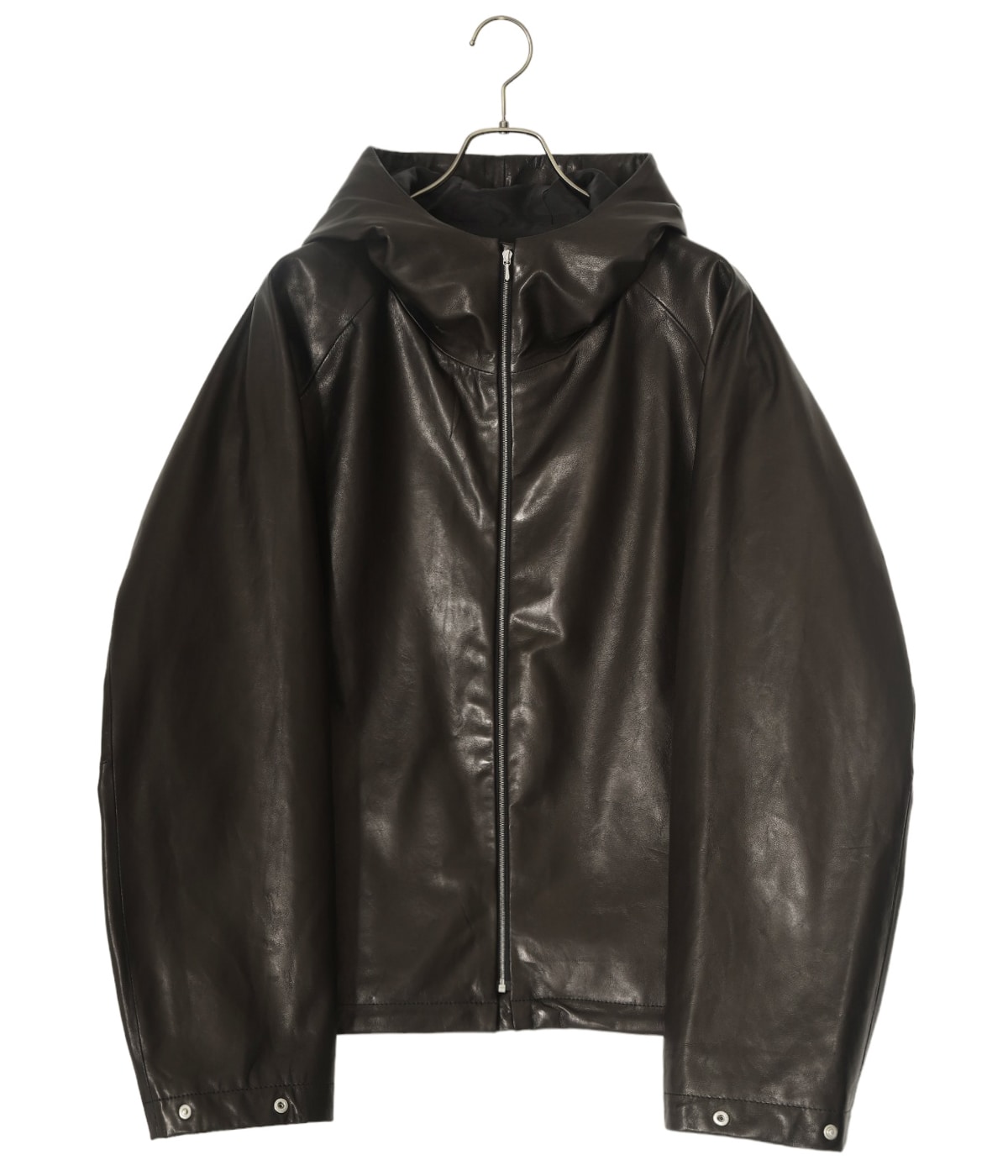 ジャケット・アウター stein 24ss HOODED SHORT JACKET ssstein / シュタイン】MELTON HOODED BLOUSON - BLACK | 公式