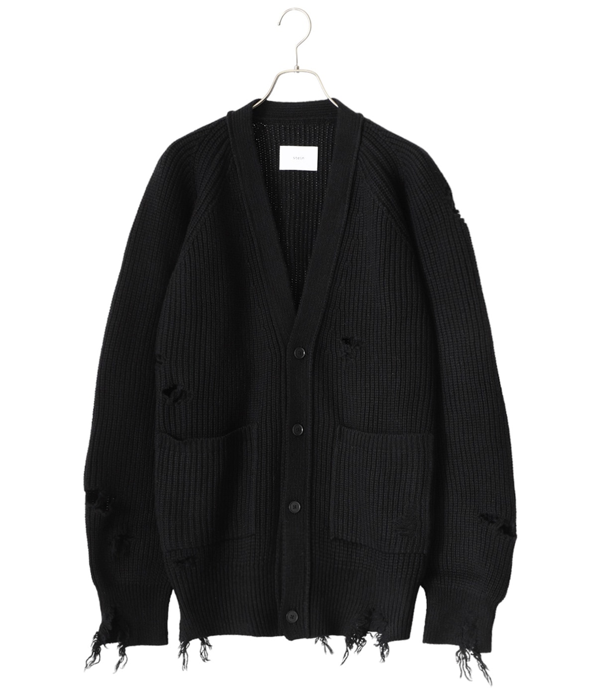 【stein】Knit Cardigan ニットカーディガン Size M stein / シュタイン】COLOR COMBINATION MOHAIR LS - BLOCK