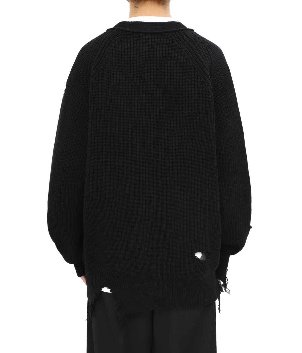 MILLED DAMAGE KNIT CARDIGAN | ssstein(シュタイン) / トップス