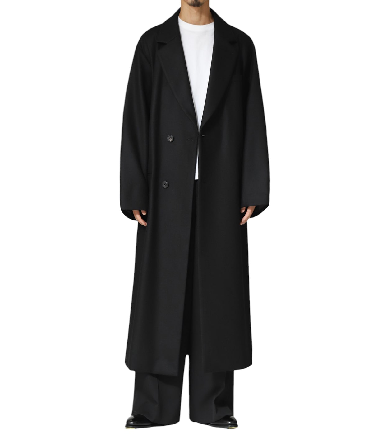 OVERSIZED MAXI-LENGTH DOUBLE BREASTED COAT | ssstein