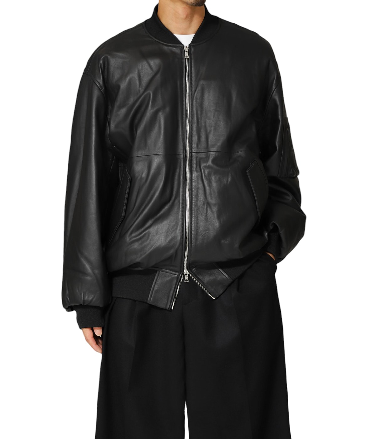 LEATHER FLIGHT JACKET | ssstein(シュタイン) / アウター