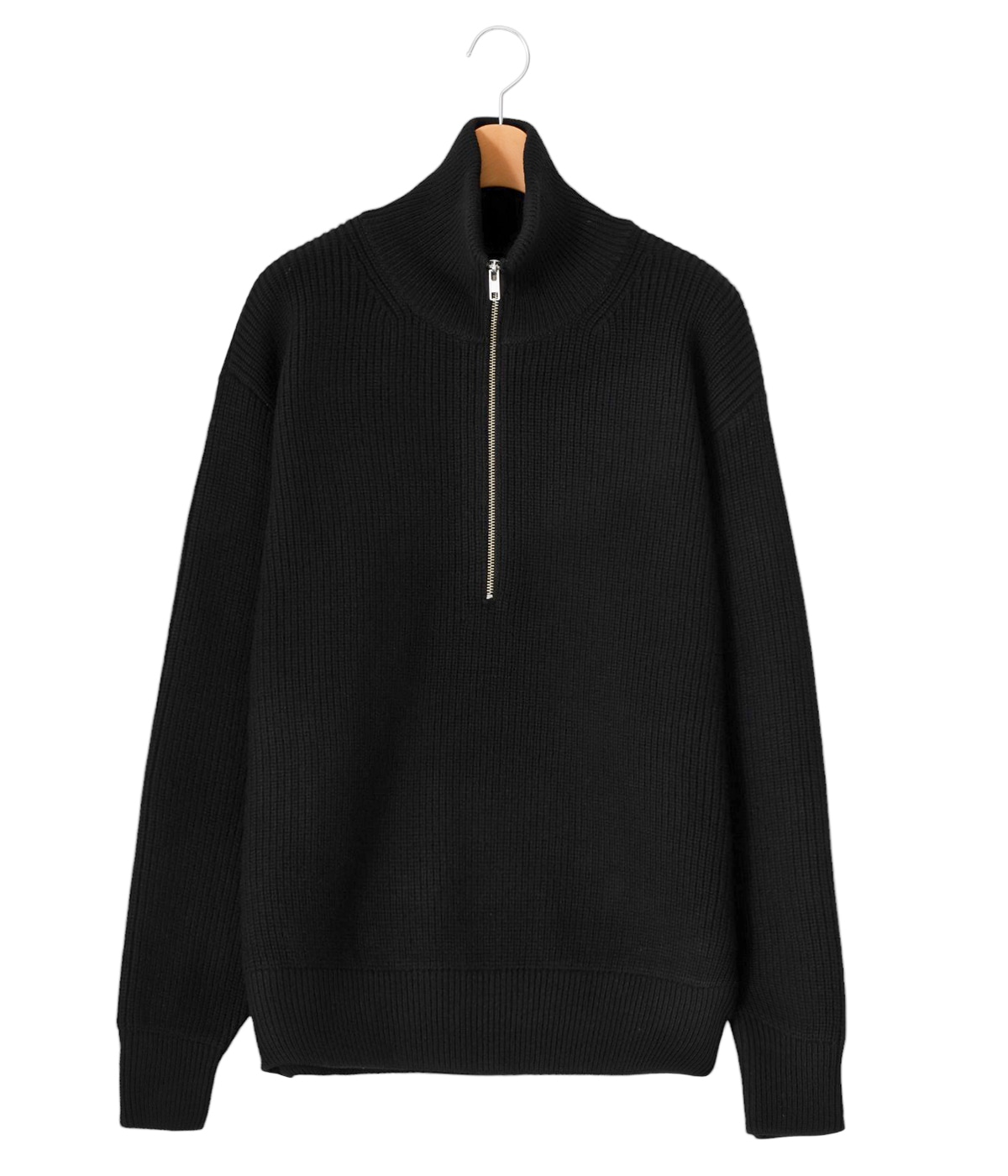 OVERSIZED DRIVERS KNIT HALF ZIP PULLOVER | ssstein