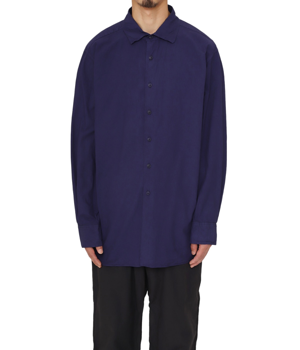 DOUBLE DYED BIG RACCOURCIE SHIRT | CASEY CASEY(ケイシー