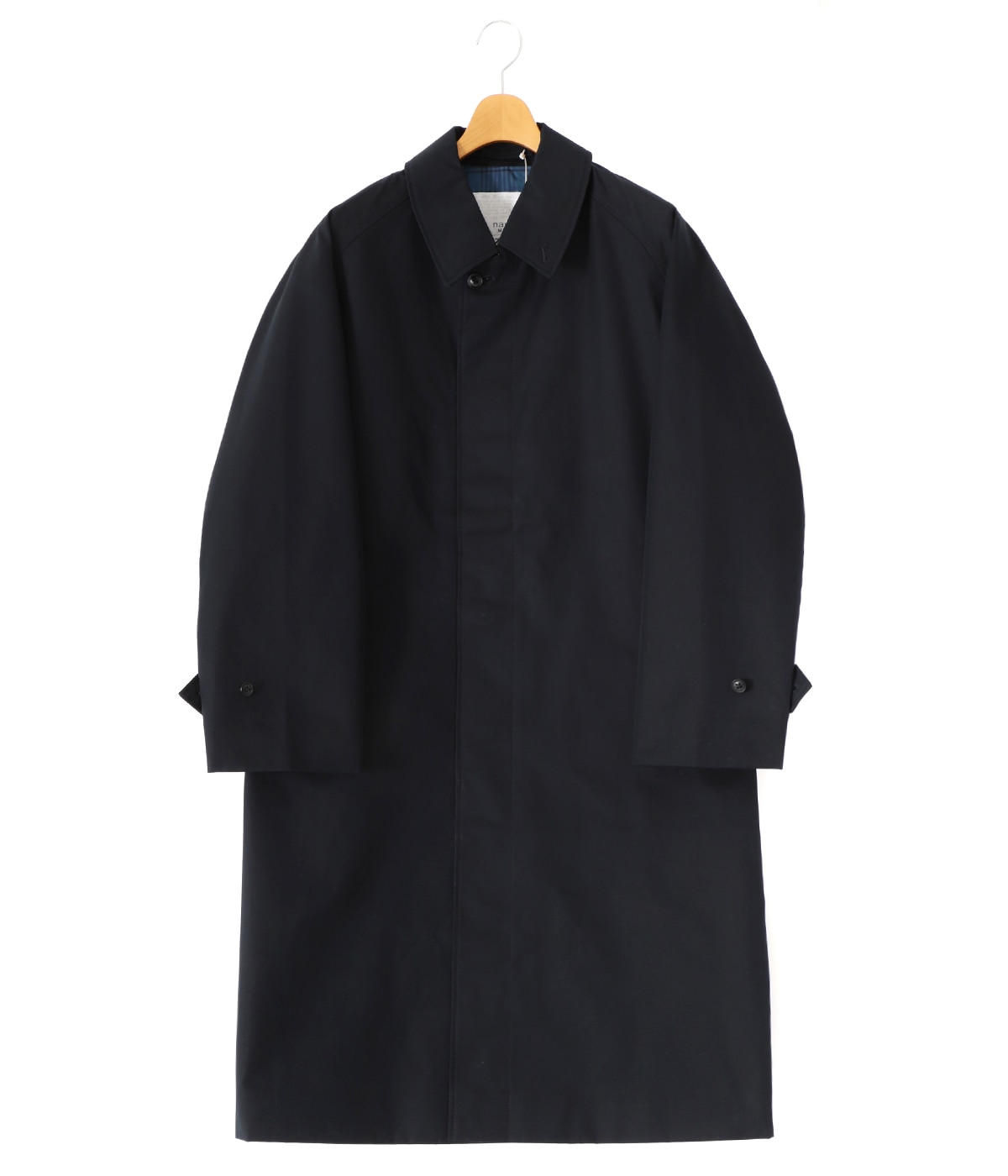 nanamica GORE-TEX Balmacaan Coat ナナミカ　黒 nanamica / 2L Cotton GORE-TEX Balmacaan Coat