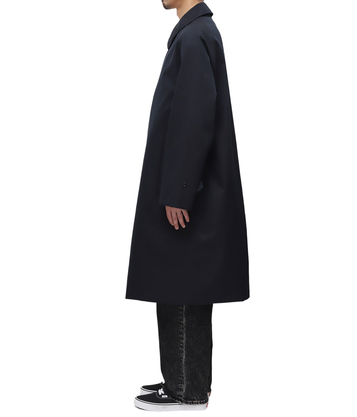 M GORE-TEX Balmacaan Coat バルマカーンコート ネイビー 最高のゴアテックス仕様】nanamicaのバルマカーンコートが最高