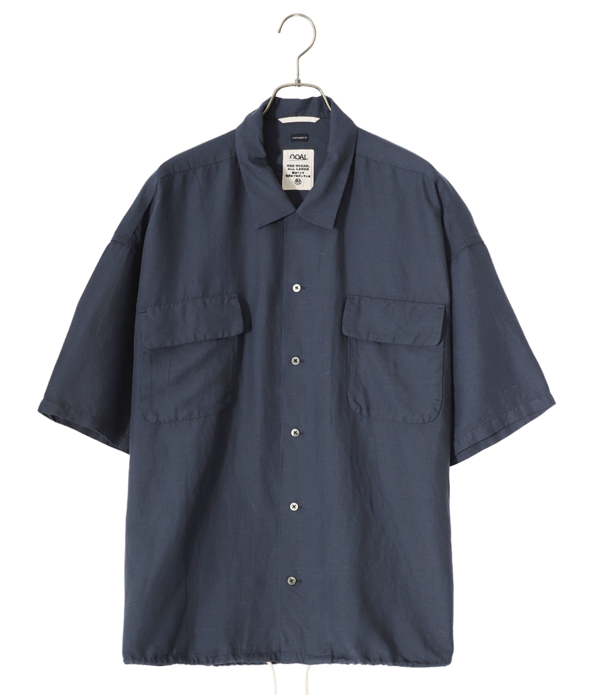 Open Collar Cupra Hemp S/S Shirt | nanamica(ナナミカ