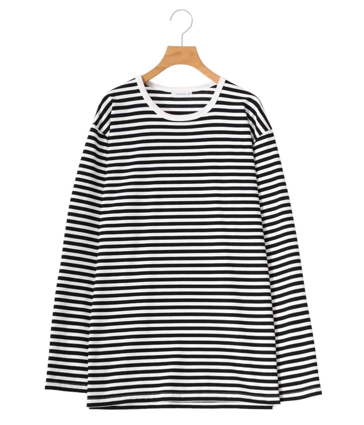 nanamica ナナミカ ストライプ クルーネック ニット Tシャツ L nanamica ナナミカ ストライプ クルーネック ニット Tシャツ M