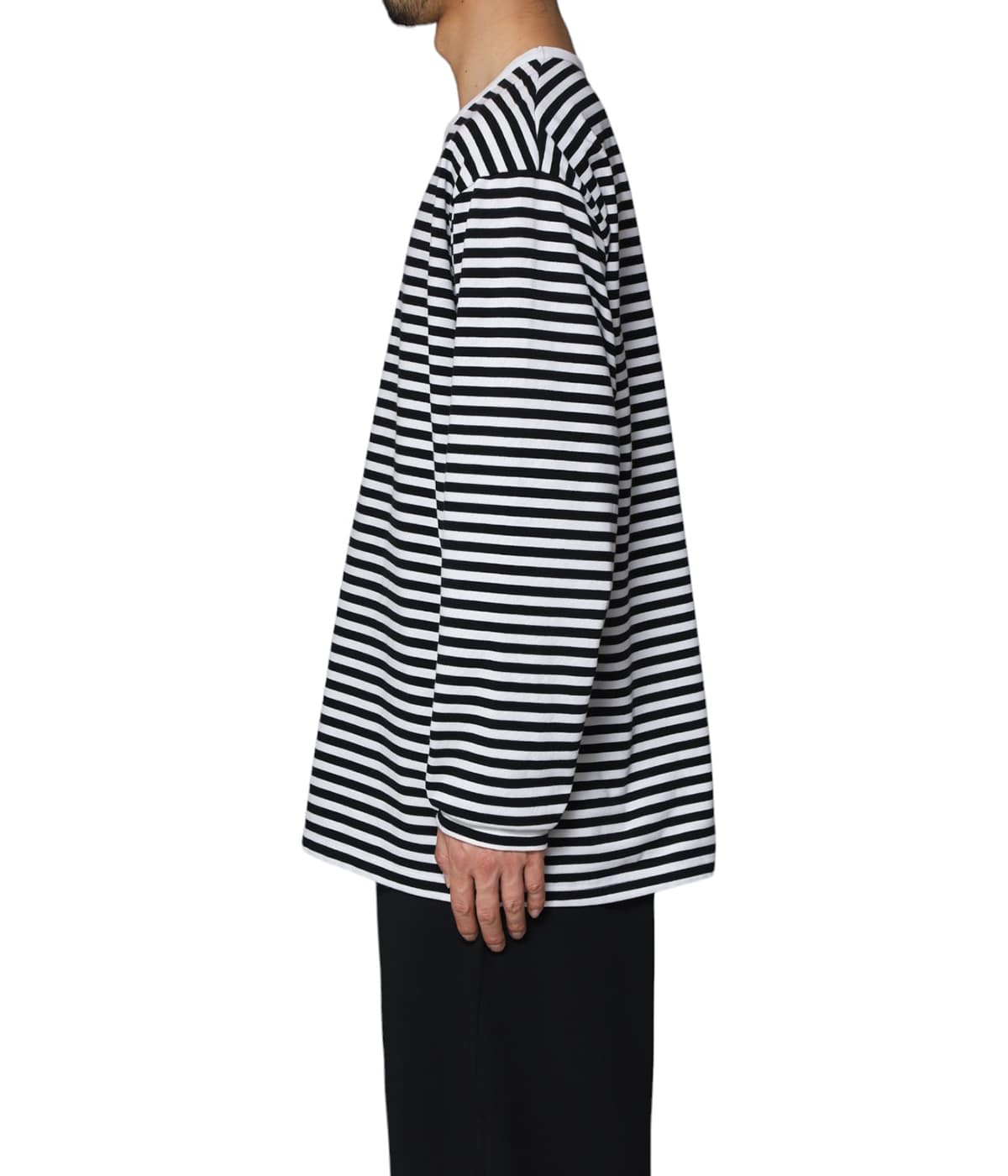 igusa 193 トレーナー COOLMAX Stripe Jersey L/S Tee | nanamica(ナナミカ