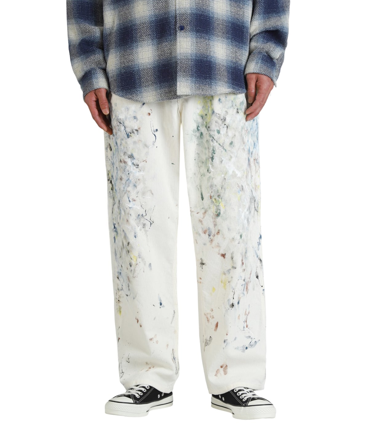 CORDULOY CARPENTER PAINTED PANTS | SWJP(エスダブリュージェーピー