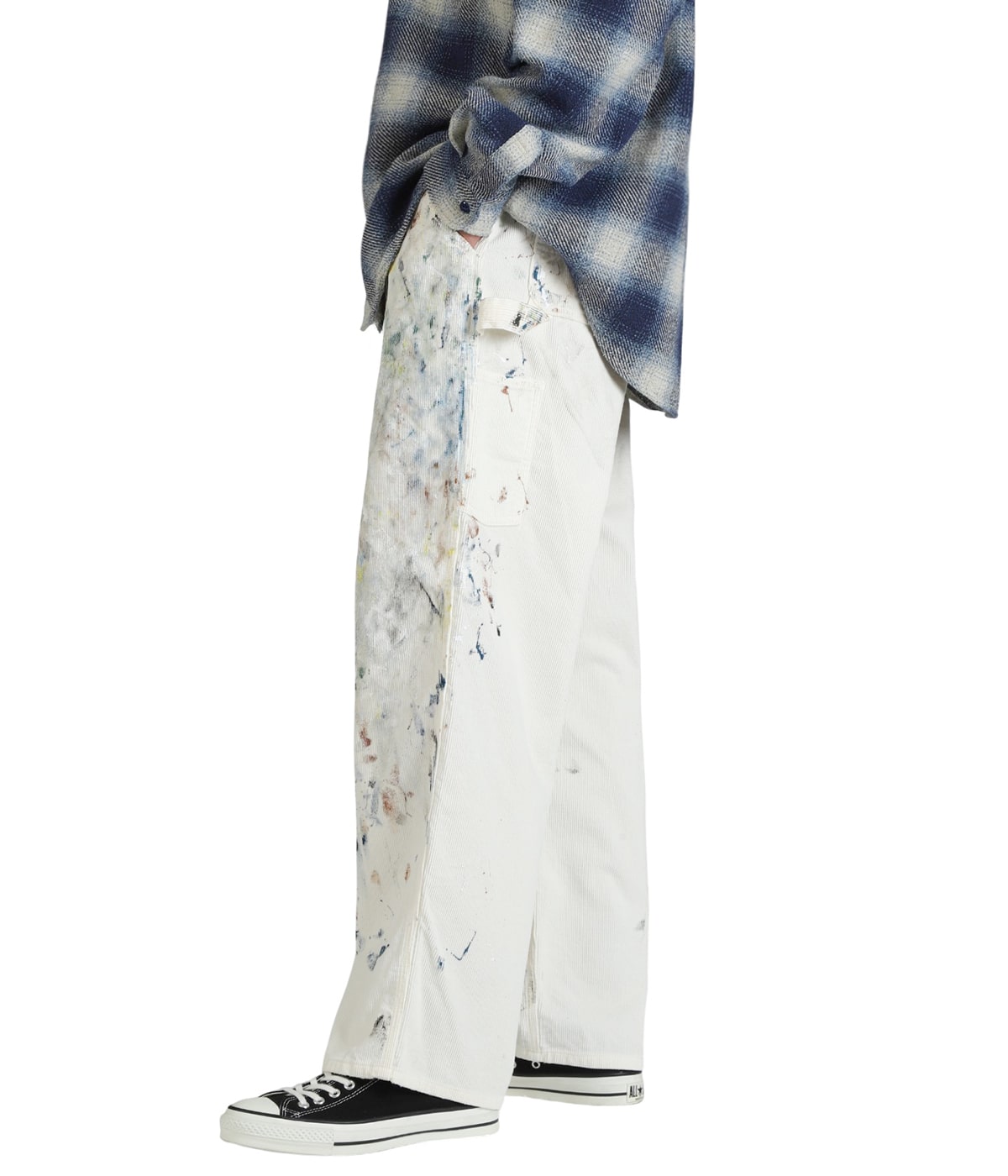 CORDULOY CARPENTER PAINTED PANTS | SWJP(エスダブリュージェーピー