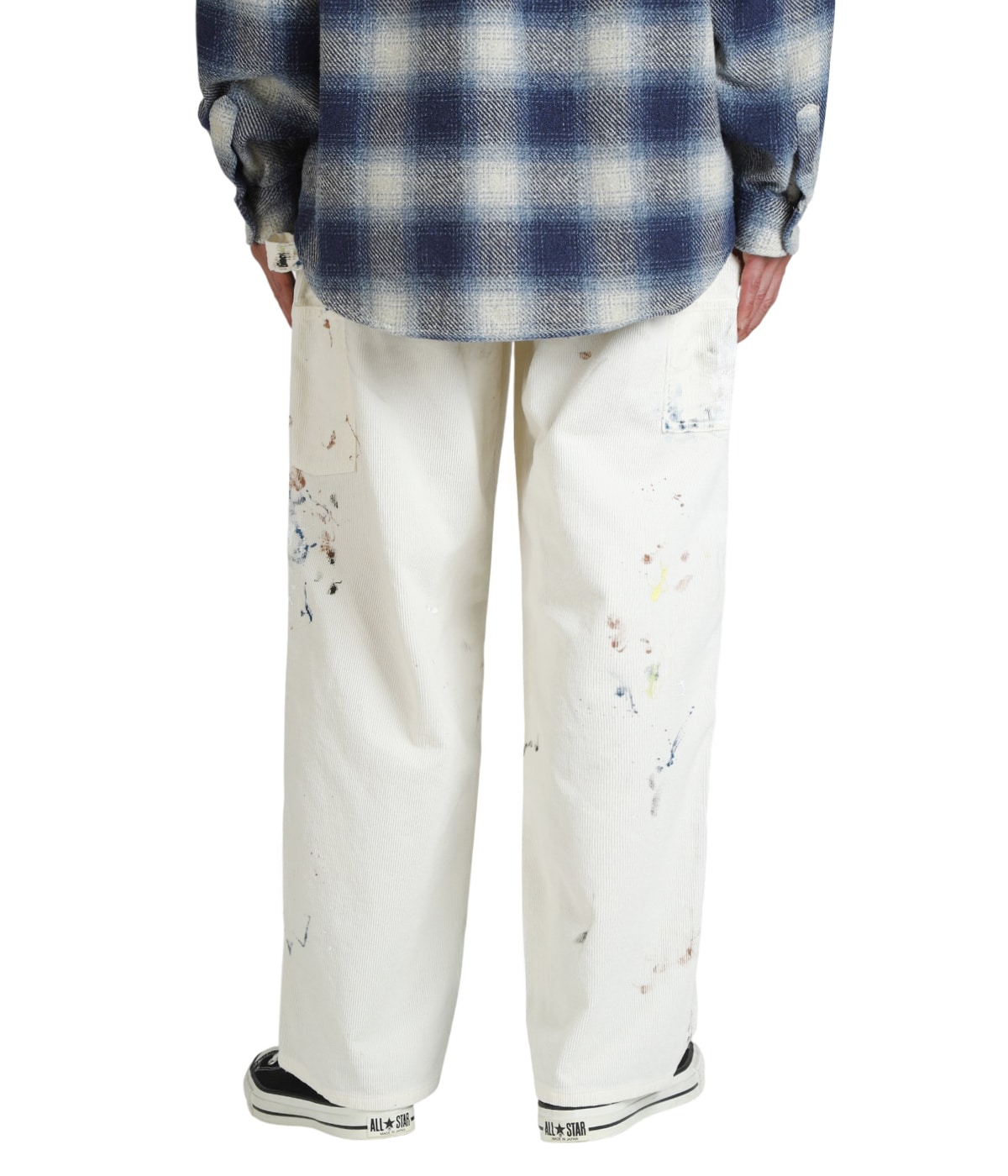 CORDULOY CARPENTER PAINTED PANTS | SWJP(エスダブリュージェーピー