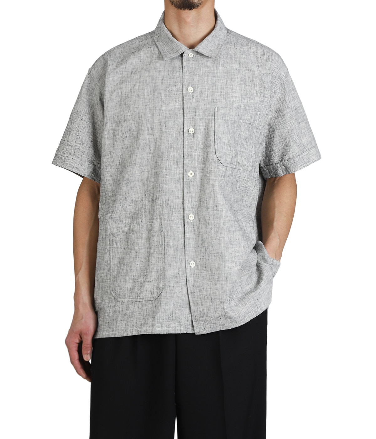Camp Shirt H.Grey CL Melange | ENGINEERED GARMENTS(エンジニアド