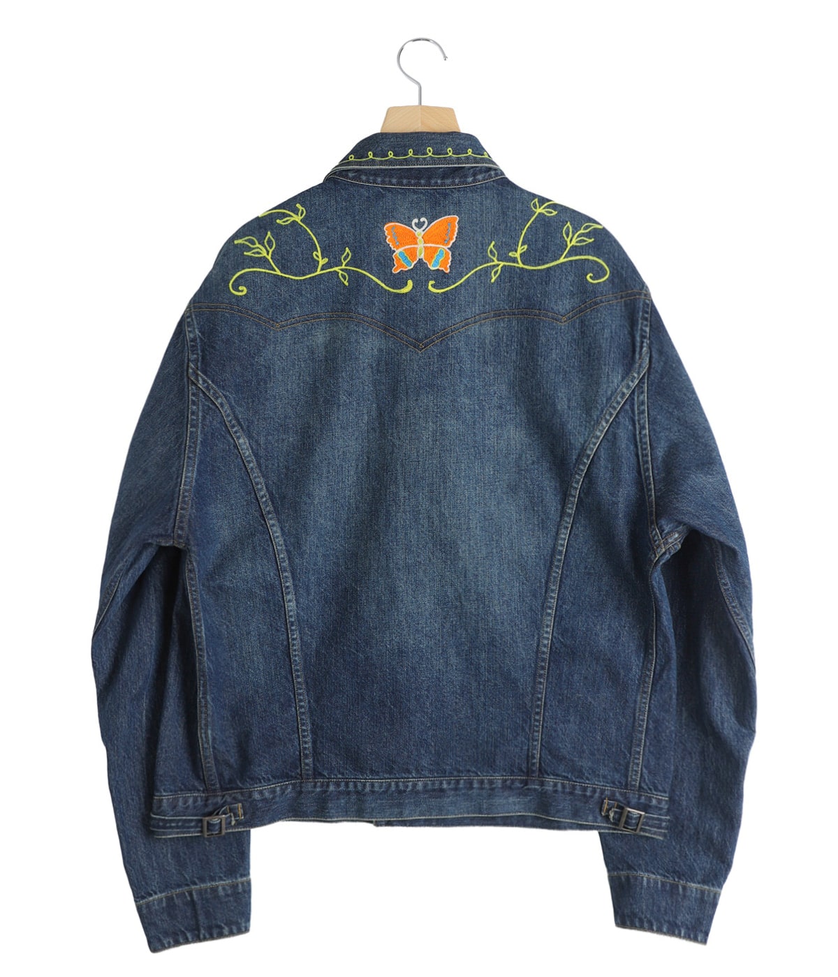 Papillon Emb. Jean Jacket - 12oz Denim | NEEDLES(ニードルズ