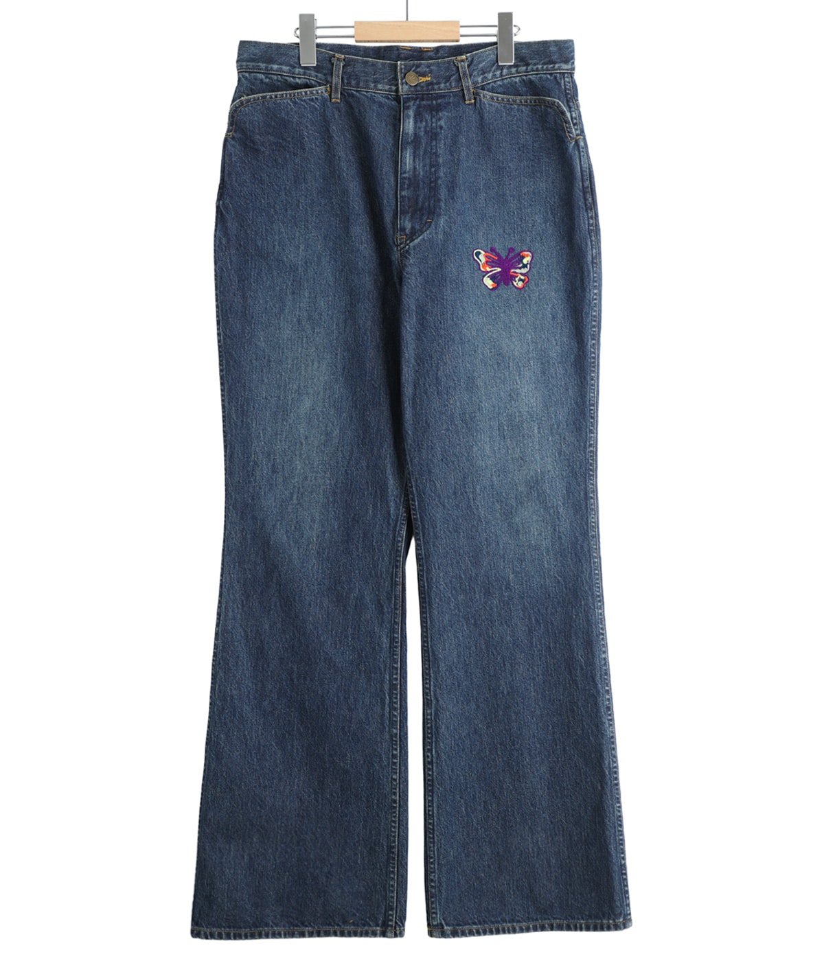 Papillon Emb. Boot-Cut Jean - 12oz Denim | NEEDLES(ニードルズ