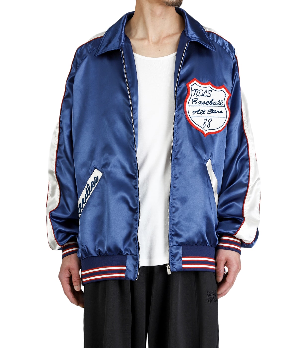 NEEDLES Raglan Jacket ブルー Lサ イズ Needles（ニードルス）の