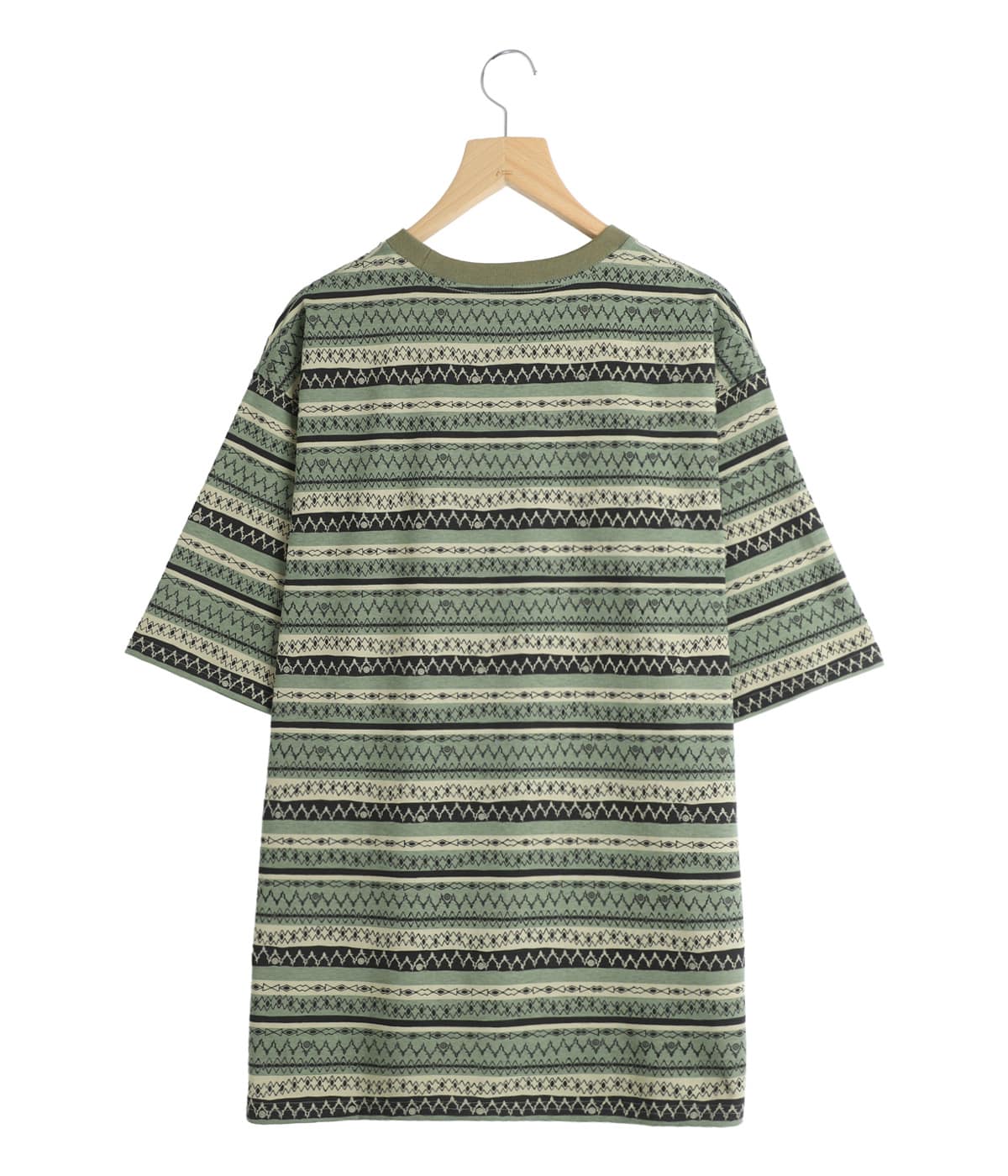 S/S Crew Neck Tee - Stripe Jersey / Stripe Printed | South2 West8