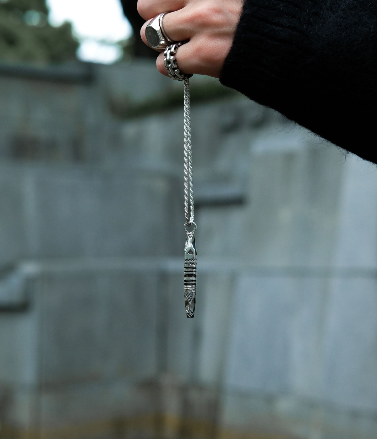 トゥアレグ族　ネックレス　ペンダント　F8 t192n001sv.jpg