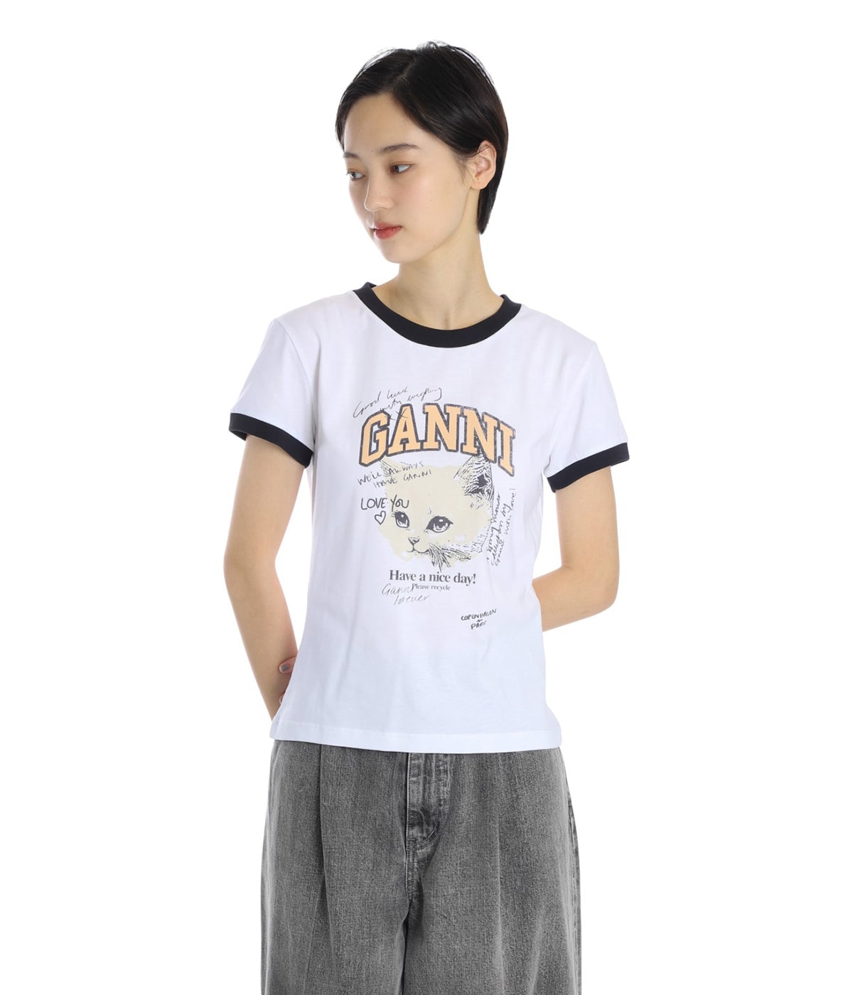 model（166cm） 着用サイズ：S