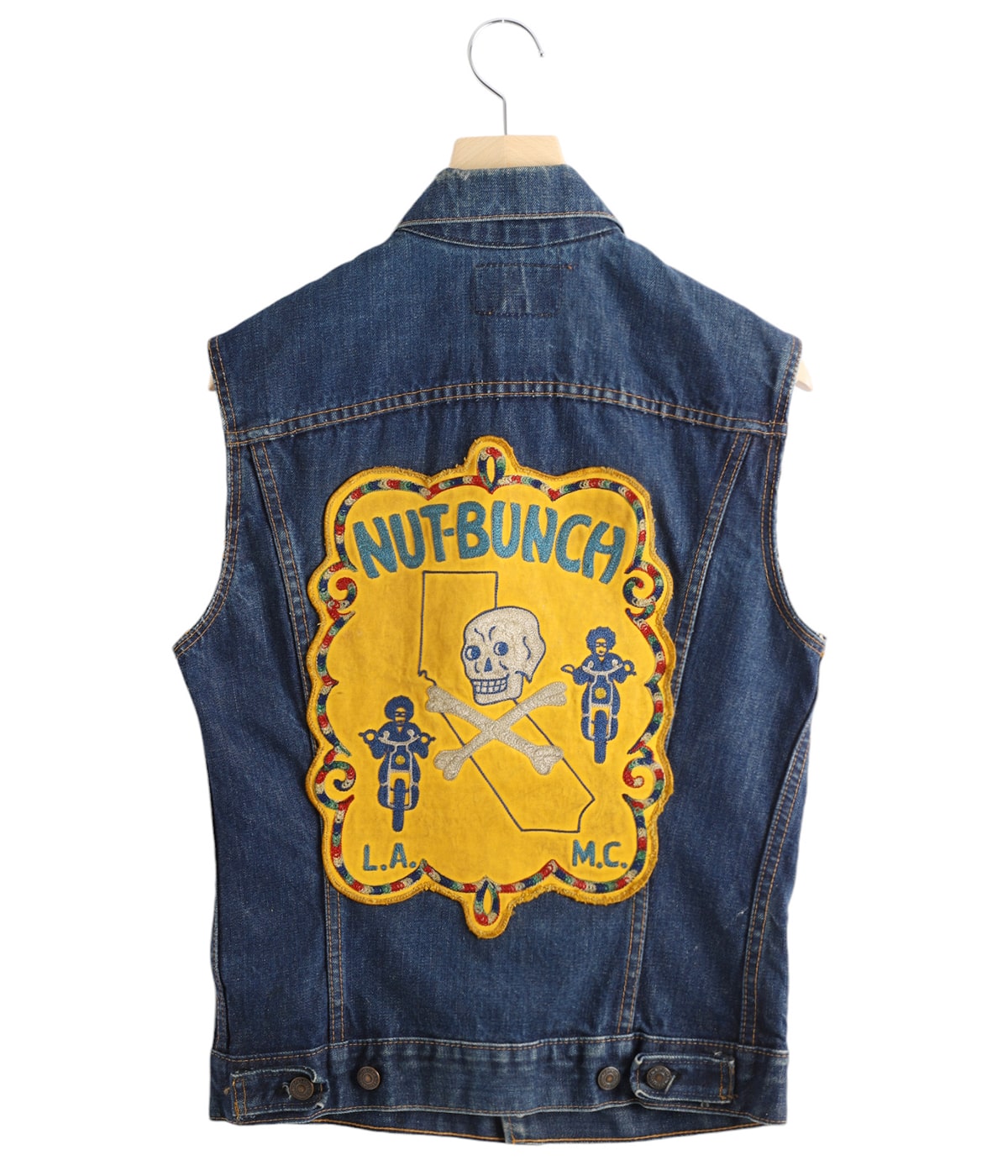 【USED】70’s Levi’s 70505 VEST MOTOR CYCLE CUSTOM