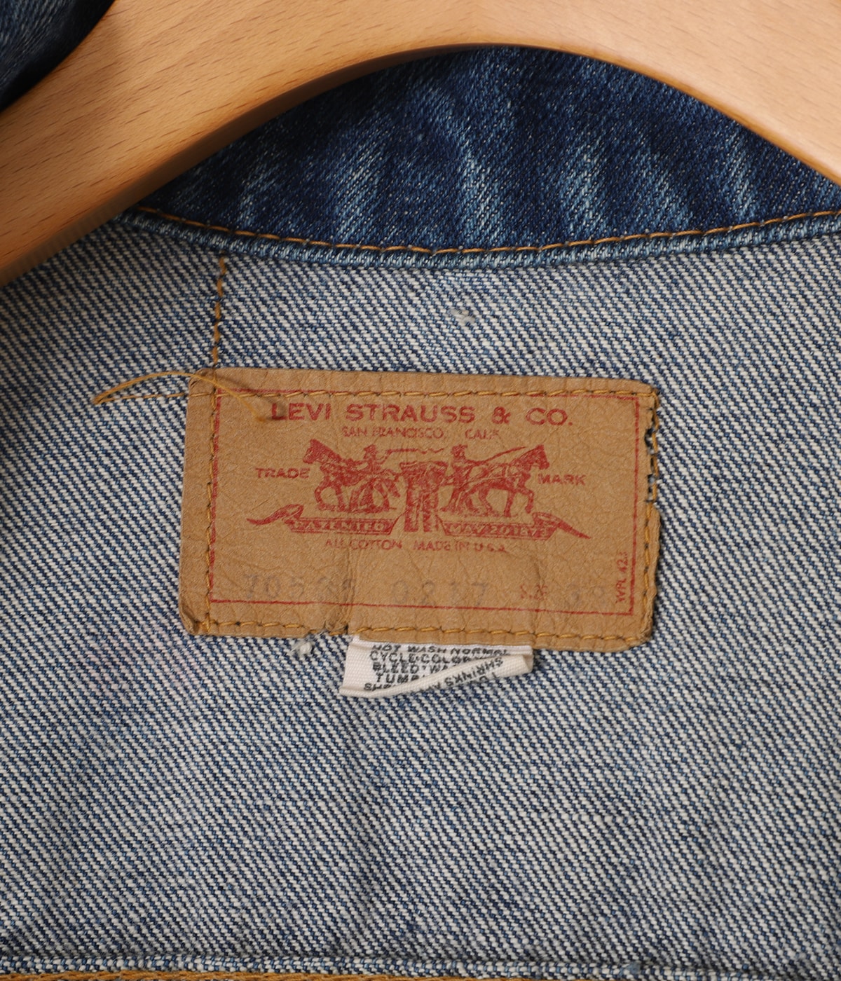 (お取り置き)ますたんぐ様80s ヴィンテージリーバイス 70505 Levi's リーバイス ヴィンテージ オリジナル 80s 70505 スモール