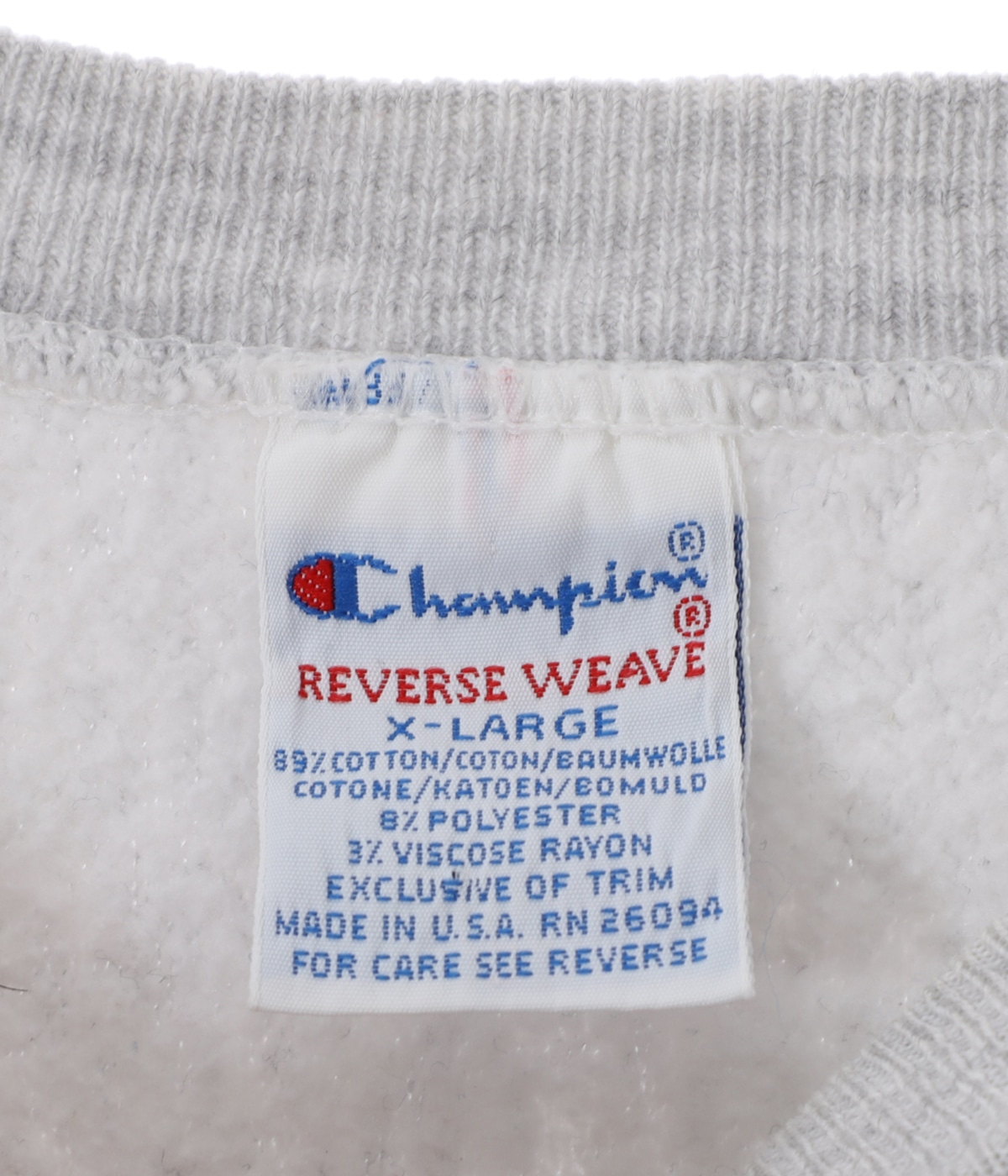 チャンピオン　スウェット　virginia V.A. × Champion のコラボクルーネックスウェットが発売
