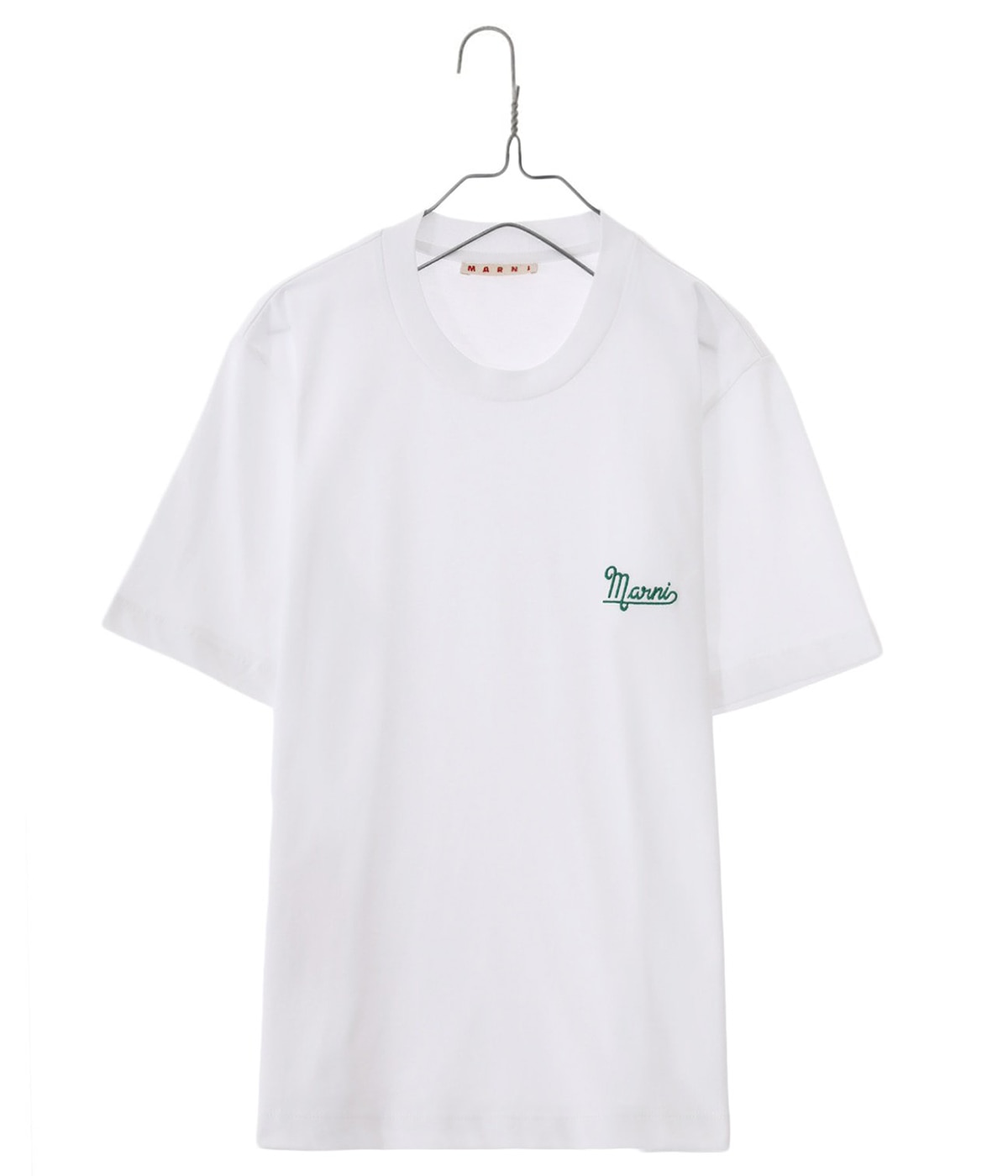 【1点のみ】MARNI Tシャツ ホワイト レディースでもOK マルニ マルニ Tシャツ レディース 半袖 MARNI ホワイト 白 THJE0263P1