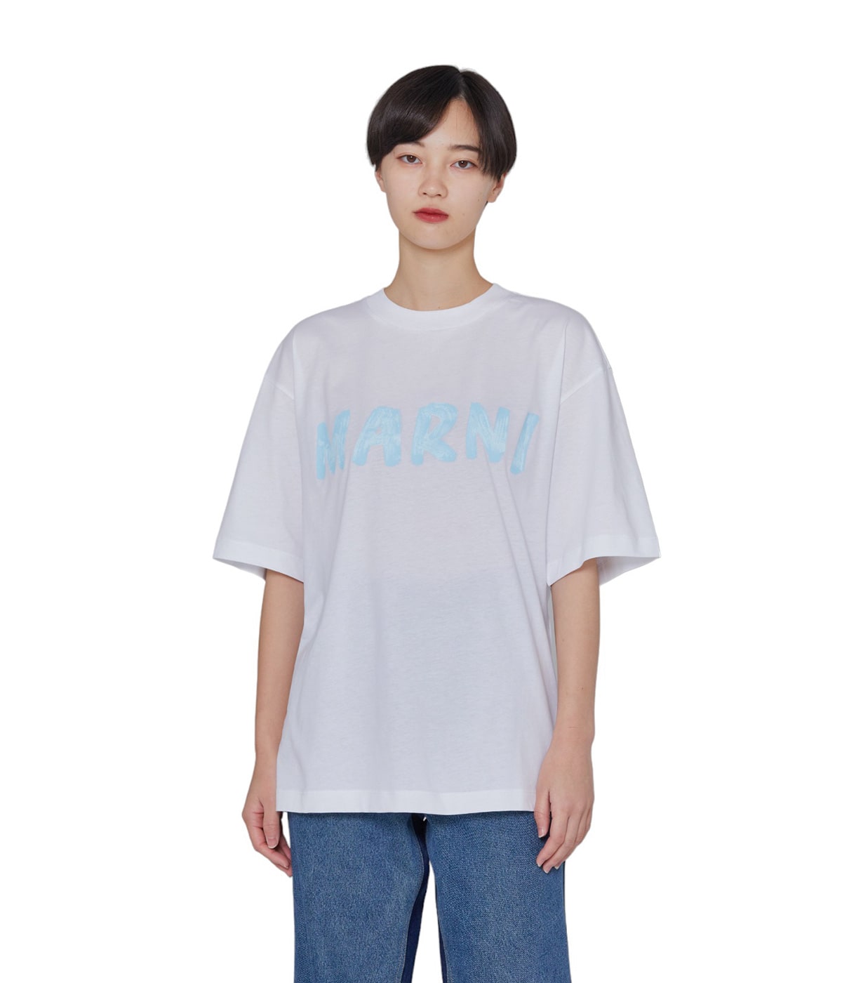 Tシャツ・カットソー MARNI Woman T-Shirt White THJET49P09USCX40 D2W01 MARNI White cotton t-shirt THJET49P09USCX40 D2W01 - GS SHOP