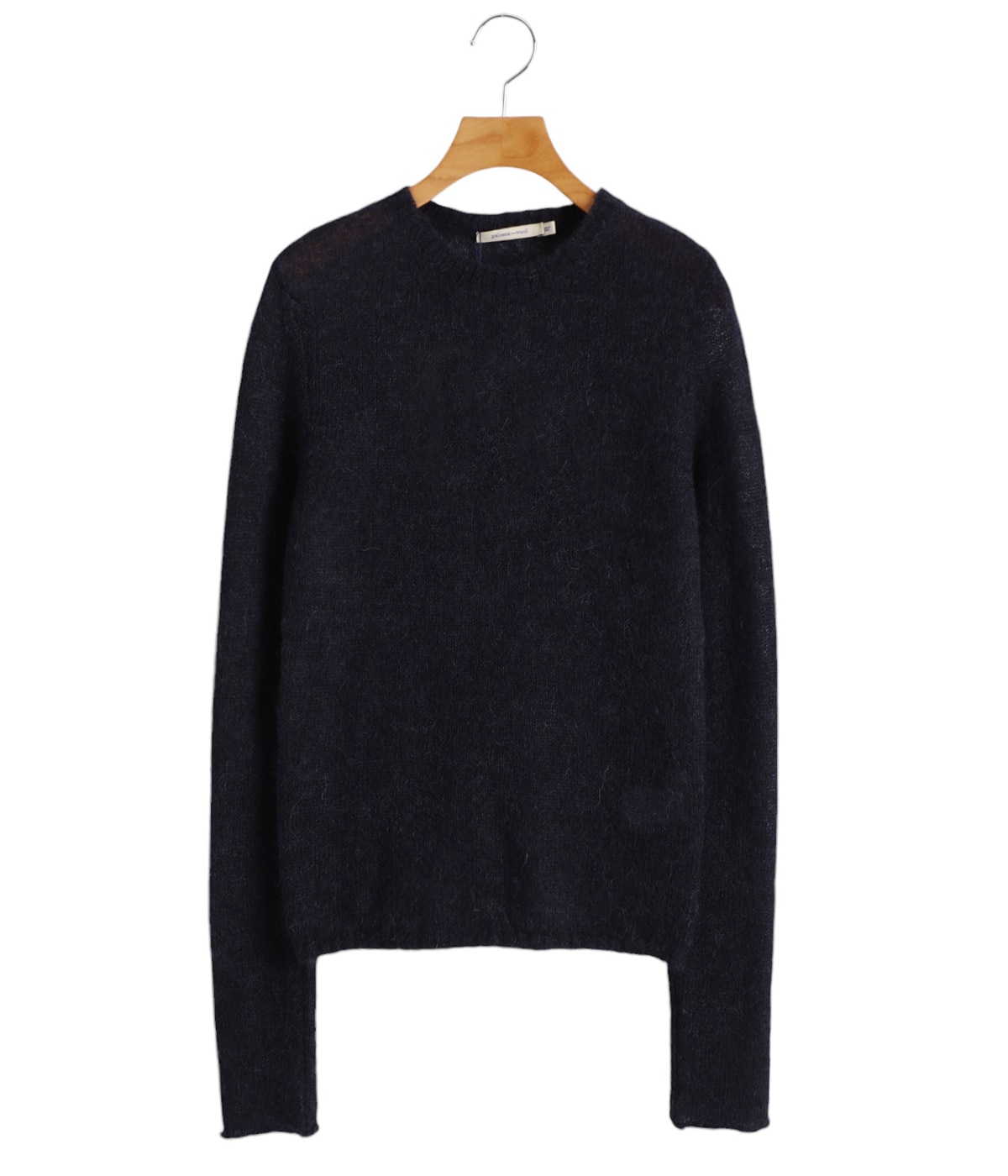 トップス paloma wool no 2166/ Alone ALONE-Slightly fitted knit sweater with 'avec plaisir