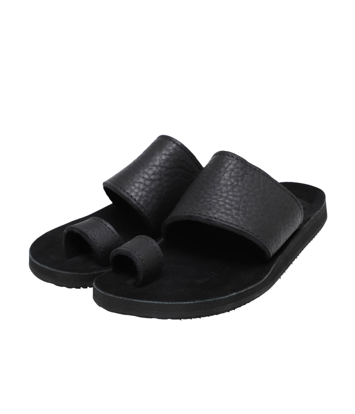 The Sandalman  サンダル　黒　27.5  28 US9 TOE LOOP BILLHIDE×SUEDE | THE SANDALMAN(サンダルマン
