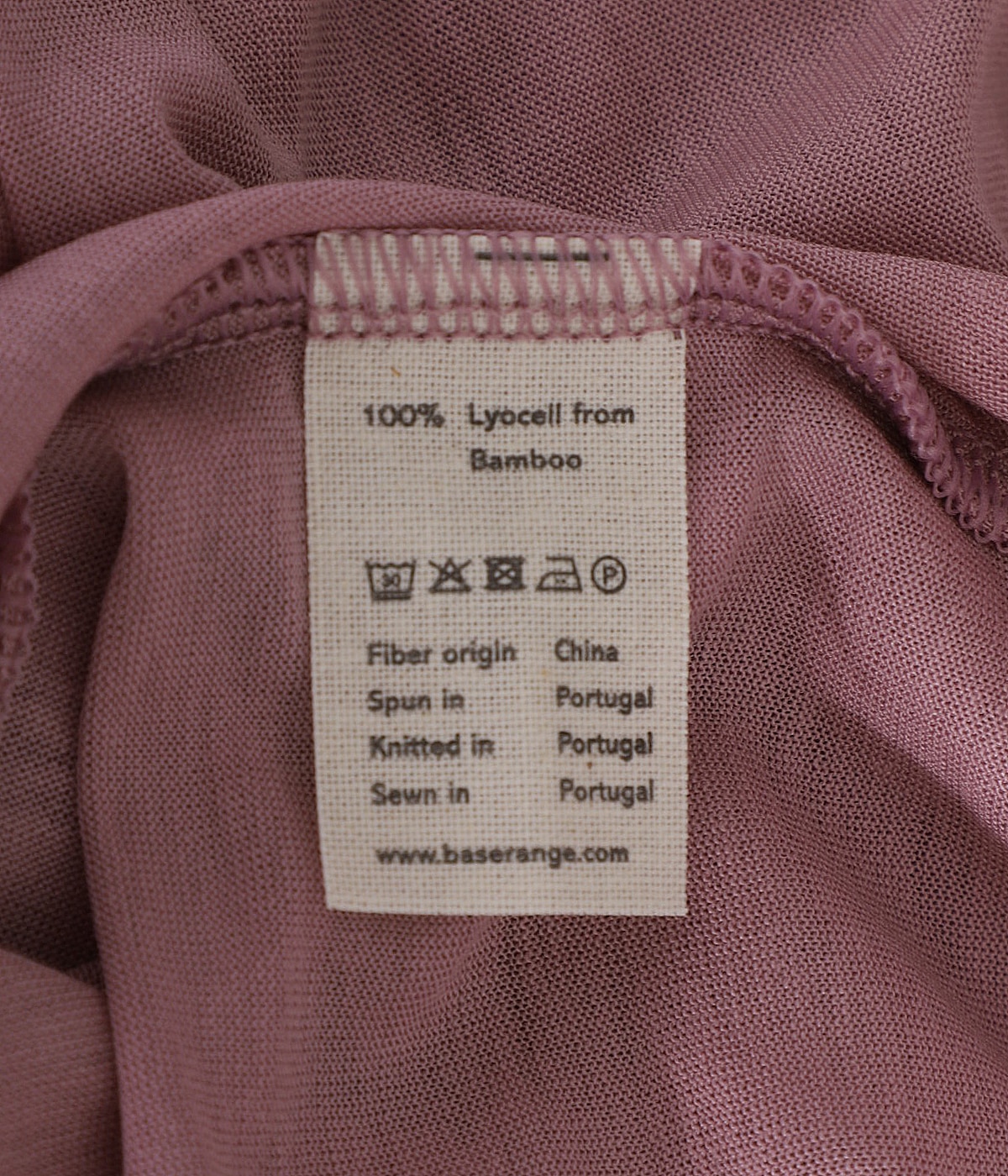 【新品】定価13,640円　IENA　BASERANGE　パープルTシャツ レディース】LONG SLEEVE TEE | Baserange(ベースレンジ