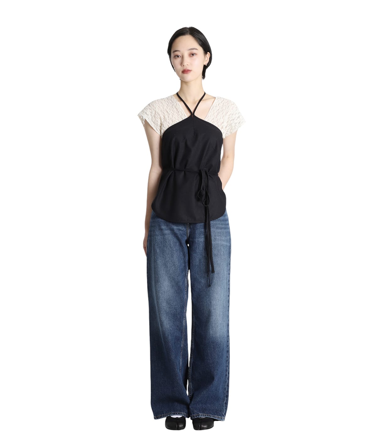 base range 新品　レディース BASERANGE 「BASERANGE」 長袖カットソー X-SMALL ブラック
