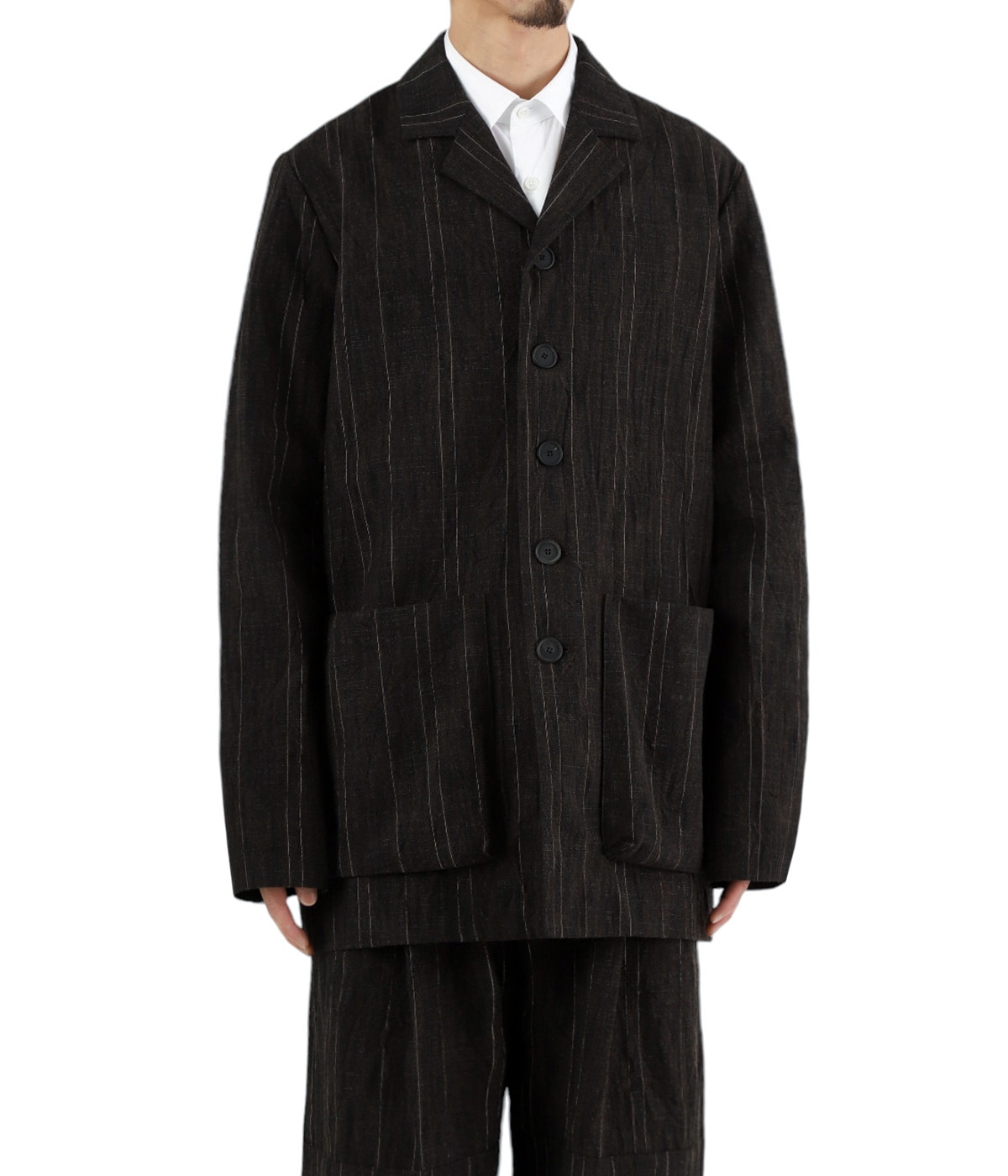 ジャケット・アウター toogood THE PHOTOGRAPHER JACKET FLINT toogood - THE PHOTOGRAPHER JACKET - LAMBSWOOL FELT HW