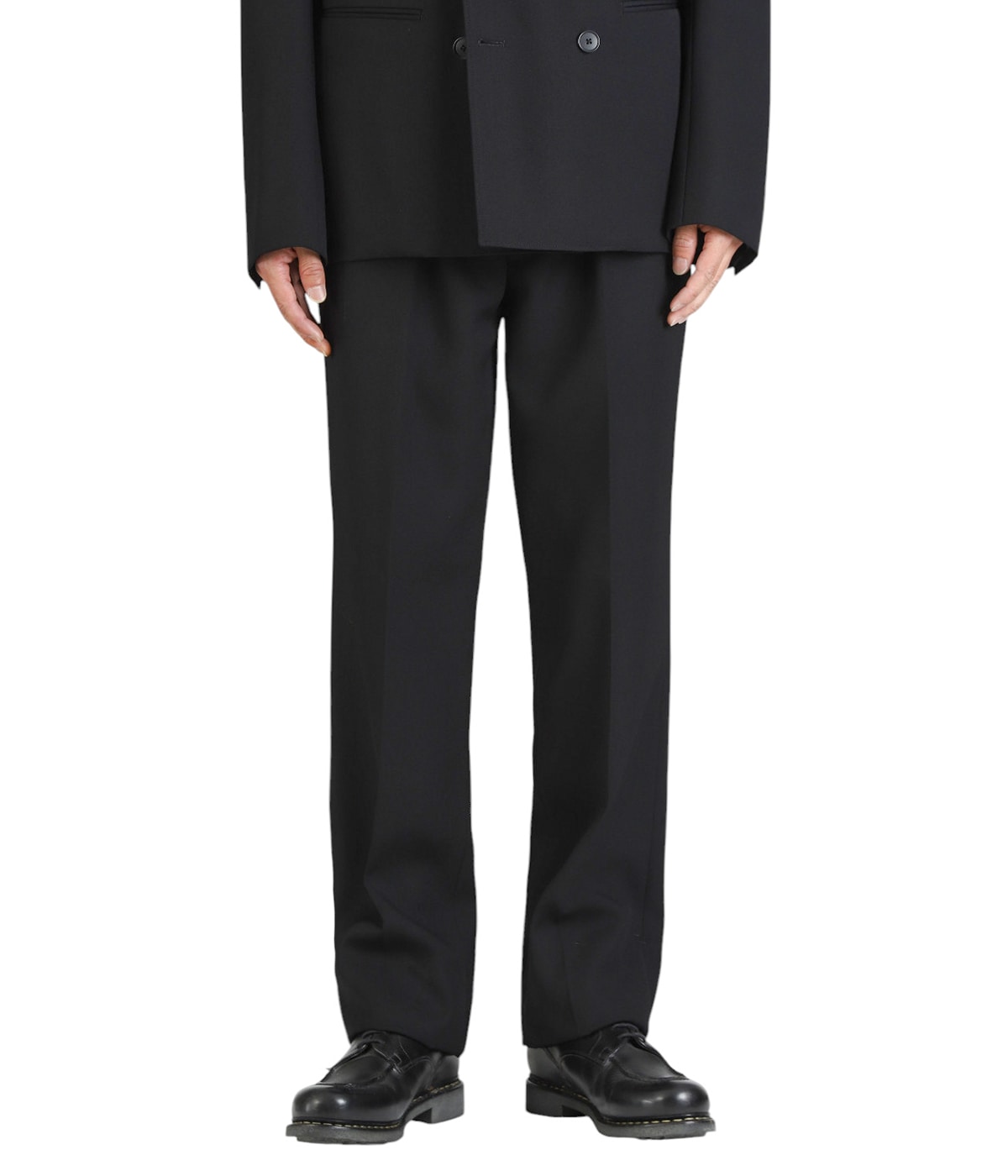 Freddie Wool Black 2p | HEUGN(ユーゲン) / パンツ スラックス