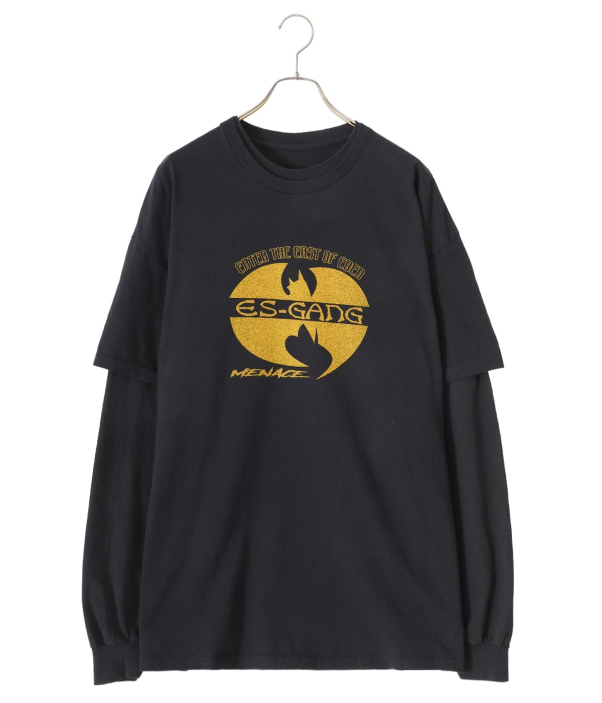 トップス ESSAY LAYERED OVERSIZE LONG T CERBERUS LAYERED OVERSIZE LONG T-SHIRT-Cerberus- | ESSAY(エッセイ