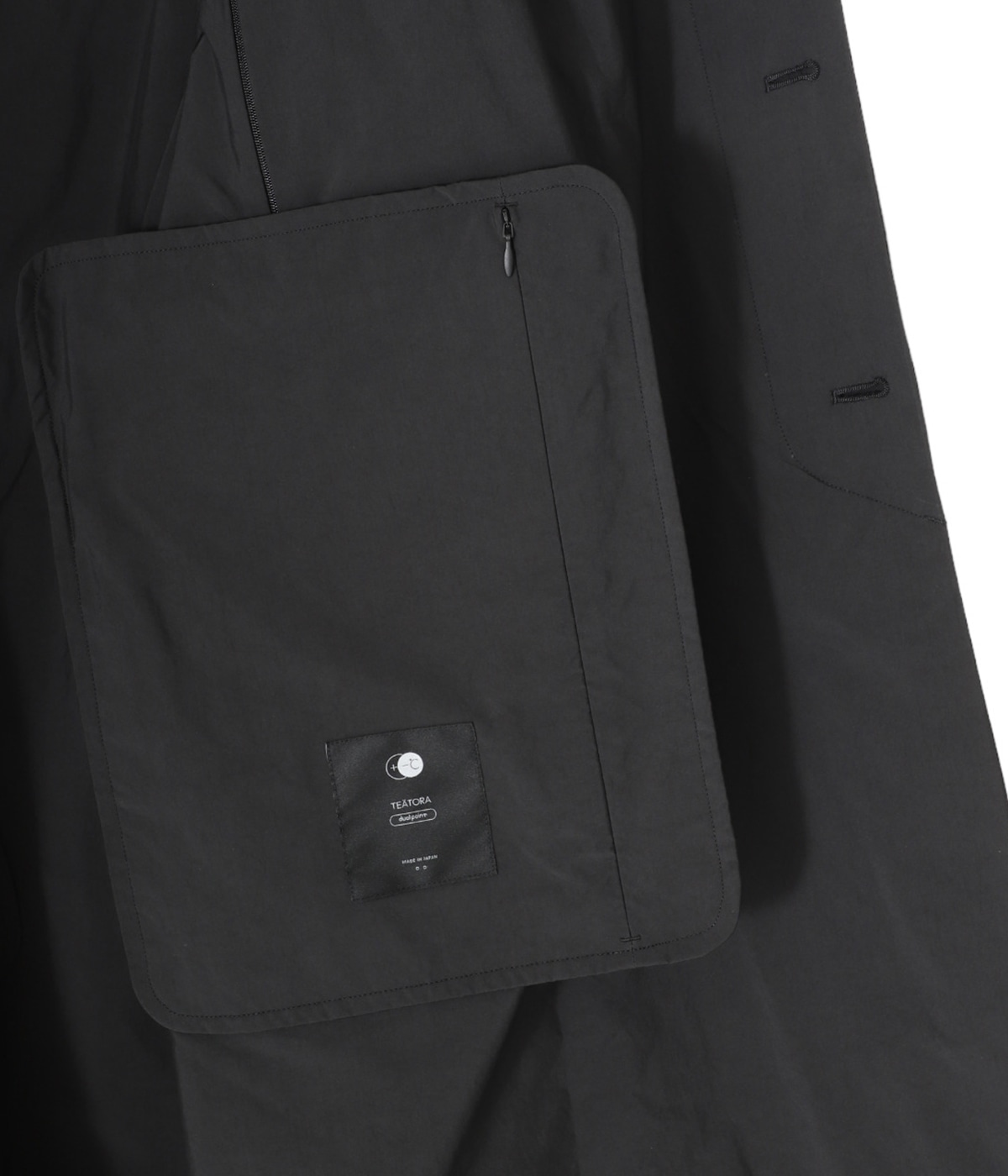 TEATORA テアトラ DEVICE COAT ブラック　サイズ3 DEVICE COAT PACKABLE｜TEATORA テアトラ