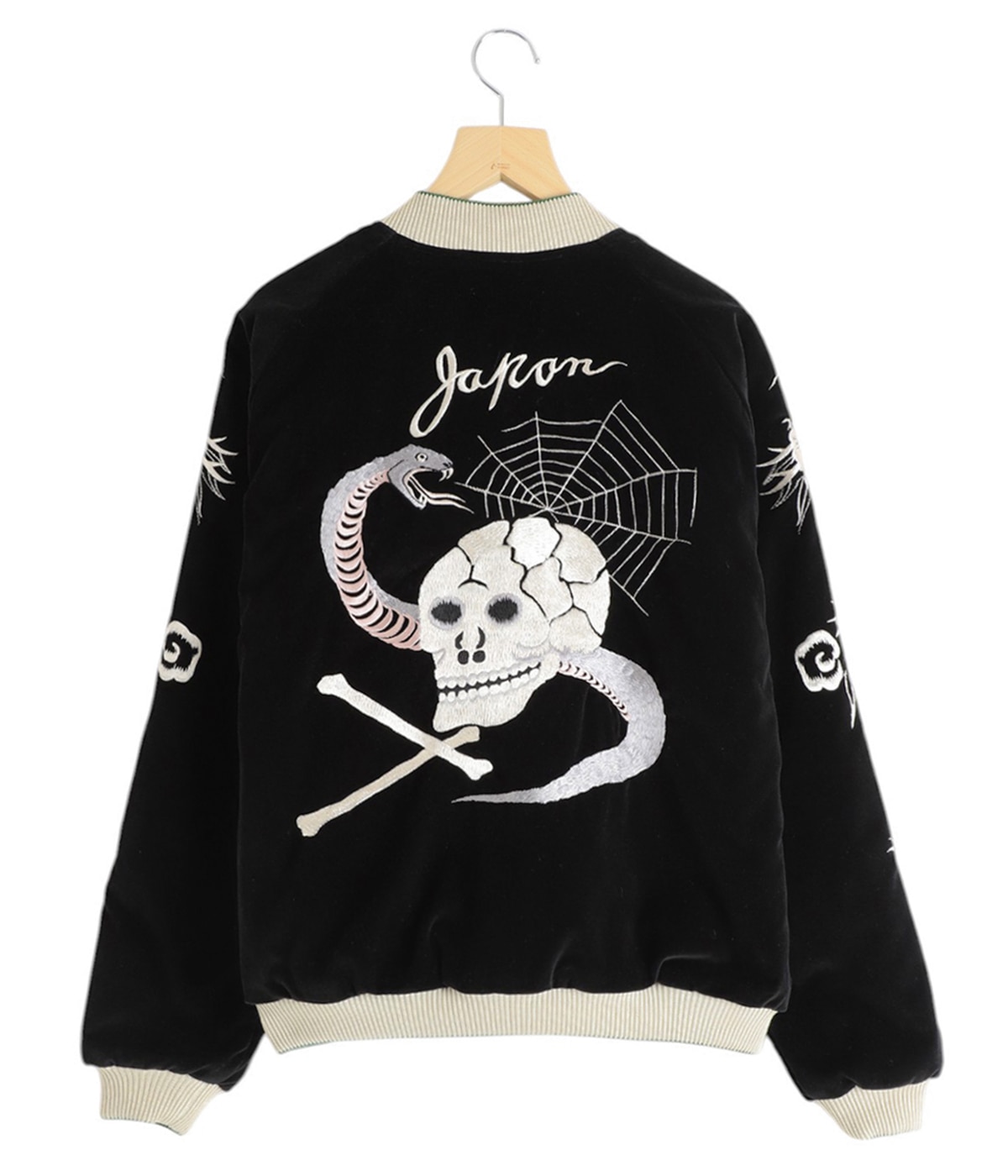 Mid 1950s Style Velveteen Souvenir Jacket “SPIDERWEB, SNAKE