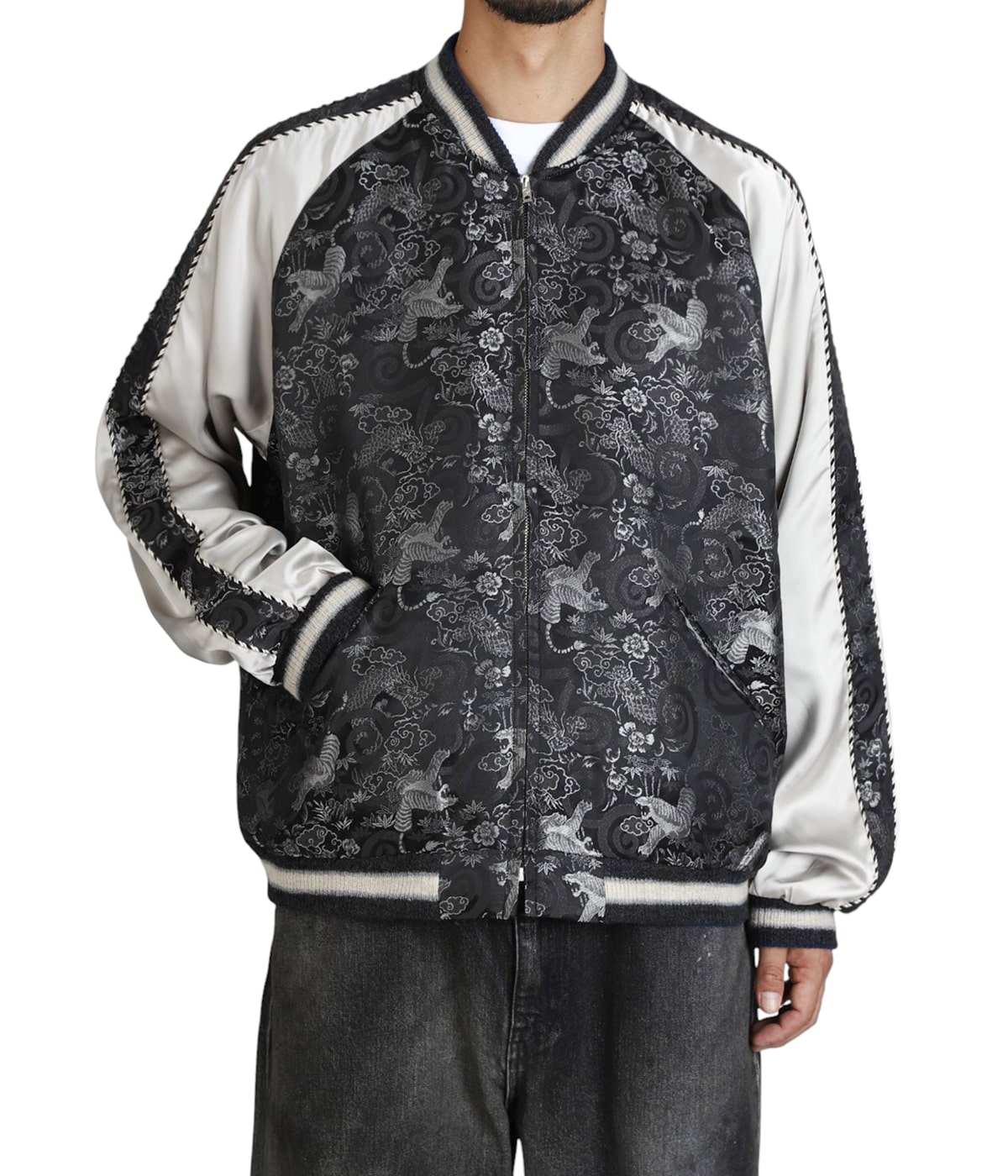 Early 1950s Style Rayon Brocade × Acetate Souvenir Jacket TOYO