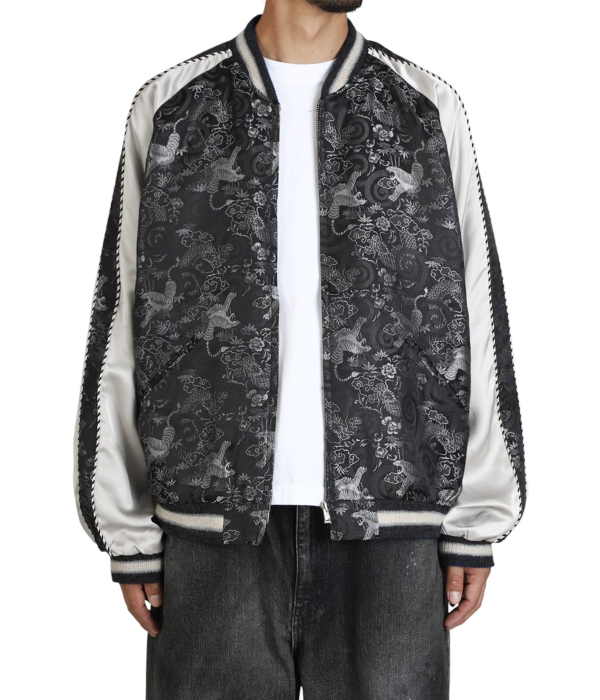 Early 1950s Style Rayon Brocade × Acetate Souvenir Jacket TOYO