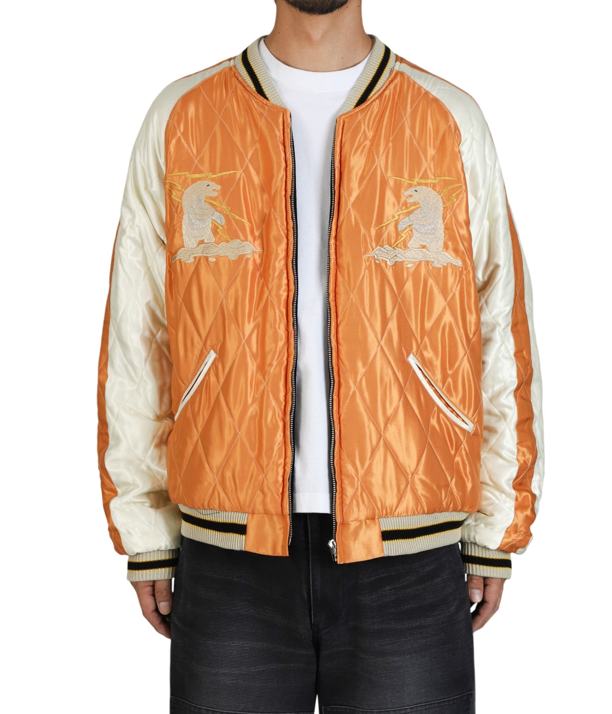 VELVETEEN QUILT SUKA “POLAR BEAR“×“ALASKA MAP“ | TAILOR TOYO