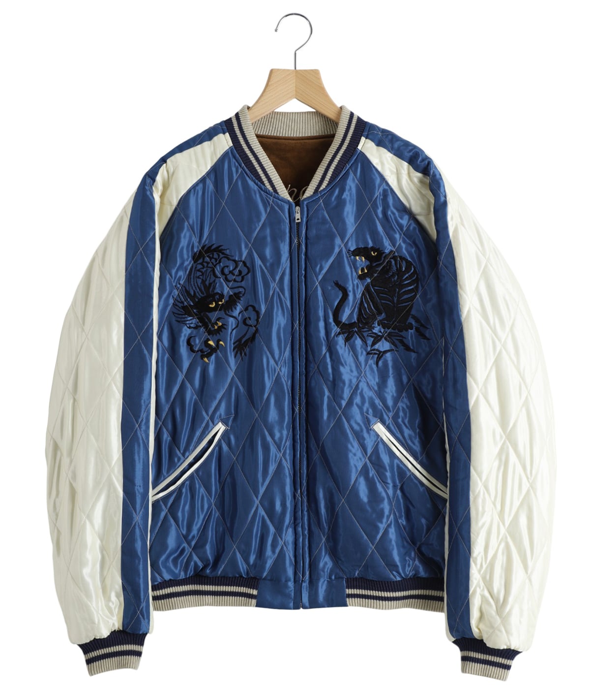 VELVETEEN QUILT SUKA “WHITE DRAGON“×“BLACK EAGLE“ | TAILOR TOYO