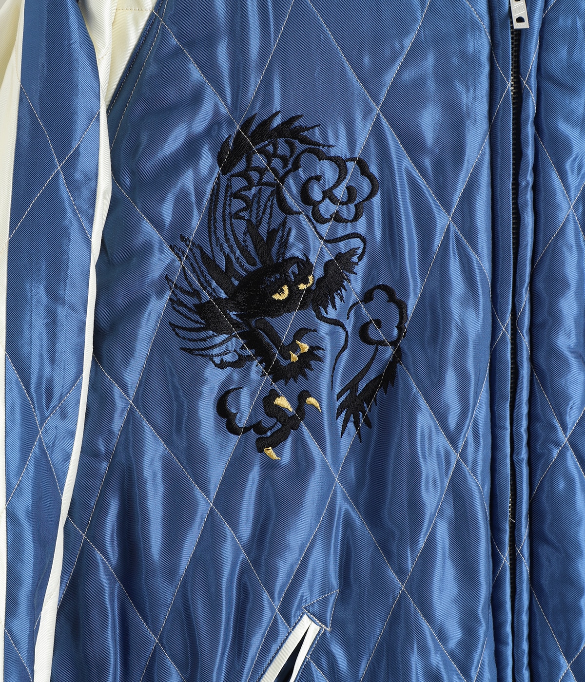 VELVETEEN QUILT SUKA “WHITE DRAGON“×“BLACK EAGLE“ | TAILOR TOYO