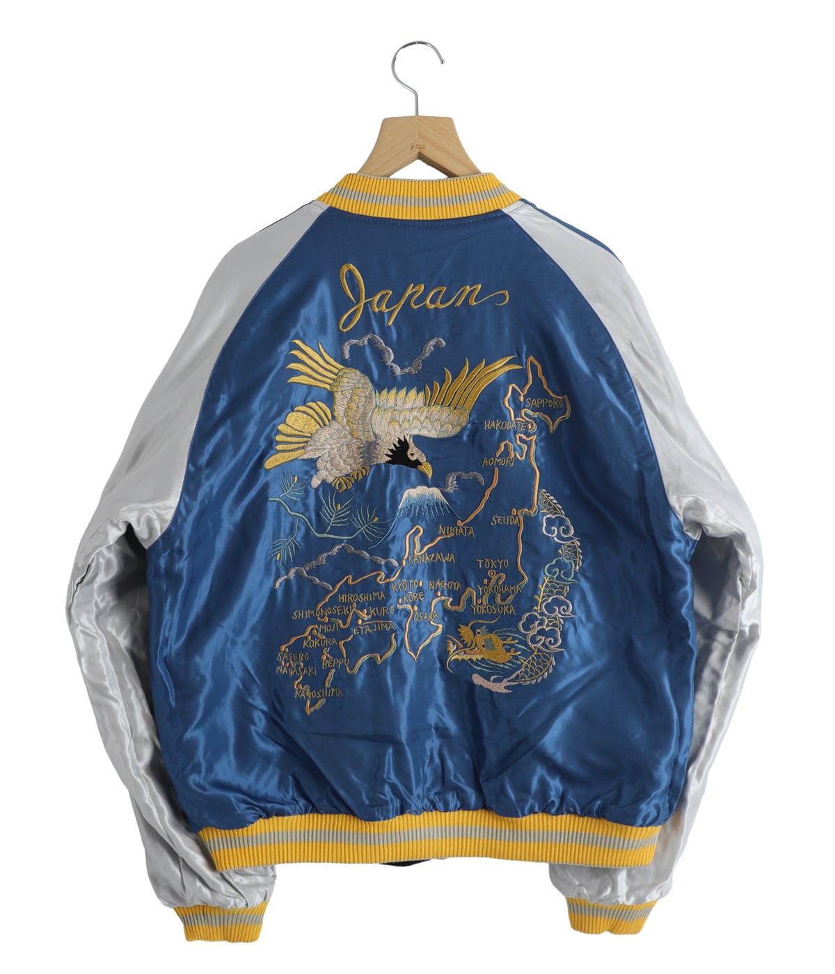 TAILOR TOYO 豹／鷲・日本地図 スカジャン（M） ROARING TIGER” x “JAPAN MAP” | TAILOR TOYO(テーラートーヨー