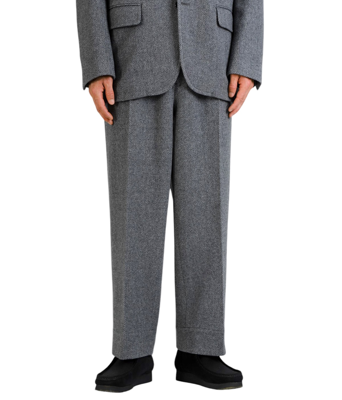Unlikely Sawtooth Flap 2P Trousers Wool Tweed | Unlikely